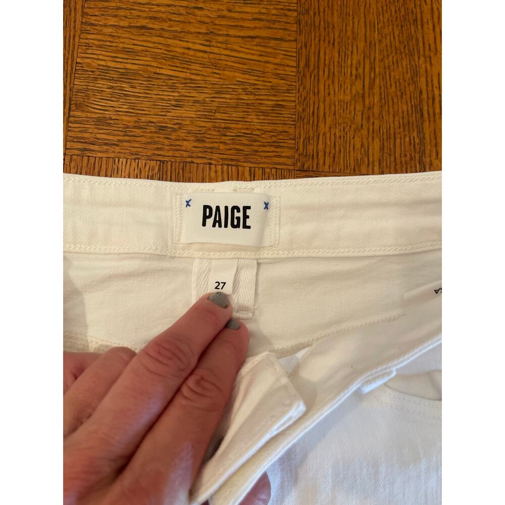 PAIGE ANESSA WIDE LEG CROPPED JEANS SIZE 27 - Picture 3 of 6